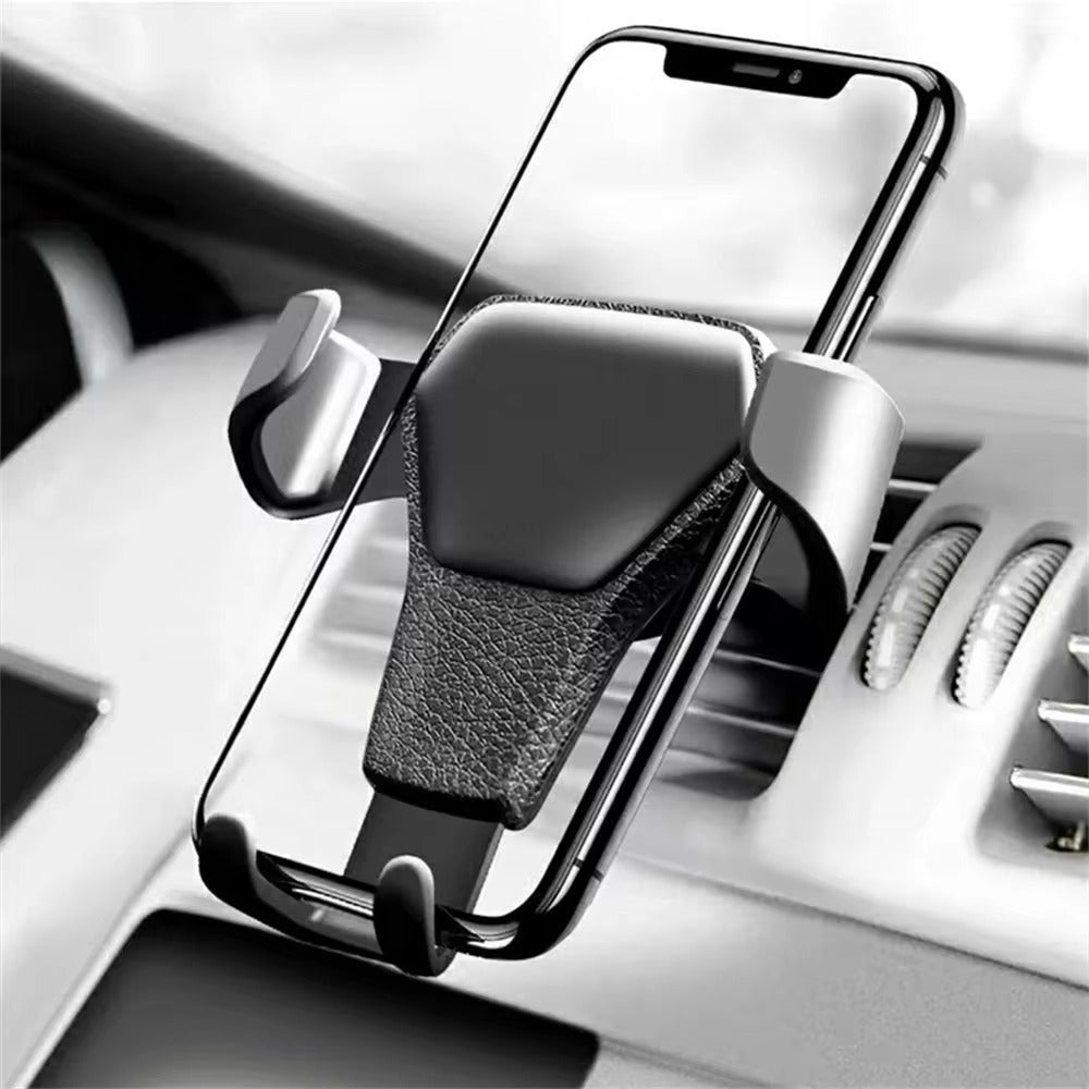 Universal Gravity Phone Holder Car Air Vent Mount Metal Mobile Stand GPS Support For Smartphone Air Vent Stand Cradle For Mobile Cell Phone - 5 - CJ