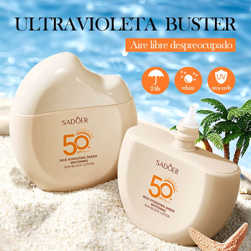 SADOER Rice Moisturizing Transparent Whitening Sunscreen Lotion SPF50 PA 60g - 4 - CJ