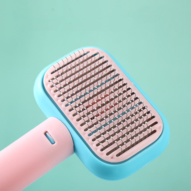 New Pet Cat Dog Hair Brush Hair Massage Comb Open - Knot Brush Grooming Cleaning Tool Stainless Steel Comb - 0 - CJ