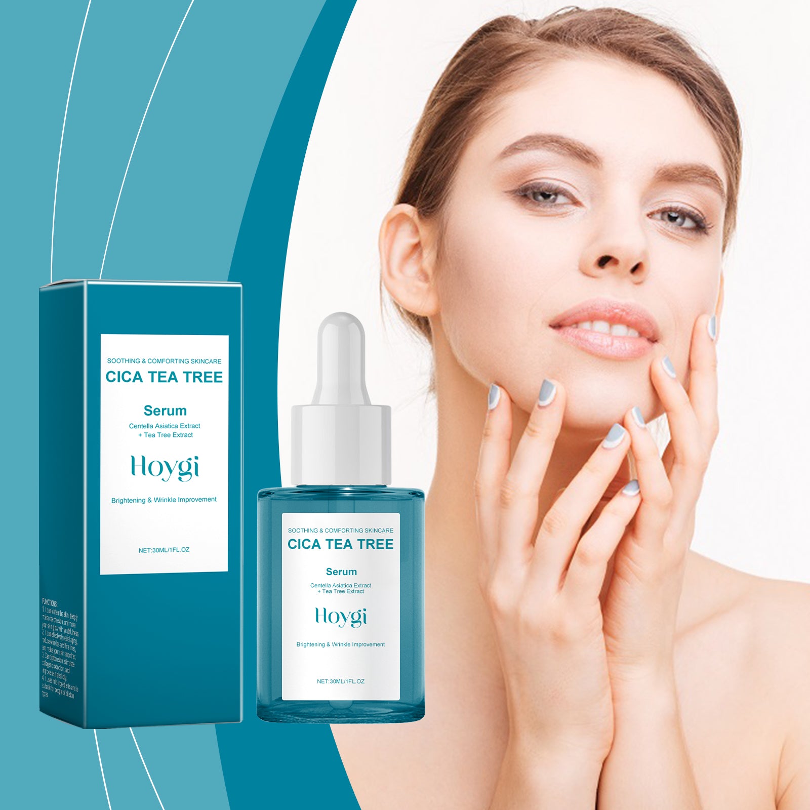 Hoygi Centella Firming Essence, Hydrating, Nourishing, Firming And Brightening Skin Care Essence - 5 - CJ