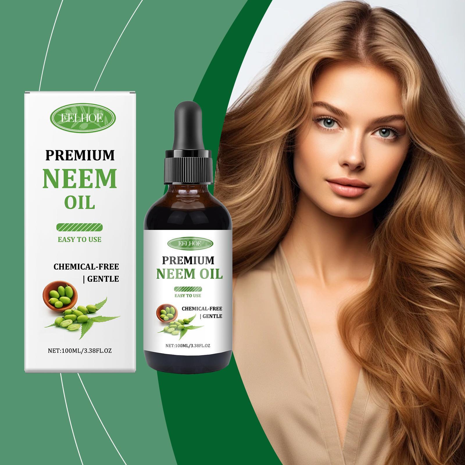 Yihe Neem Oil Care Essential Oil Nourishes Scalp Skin Neem Oil Massage Oil - 5 - CJ