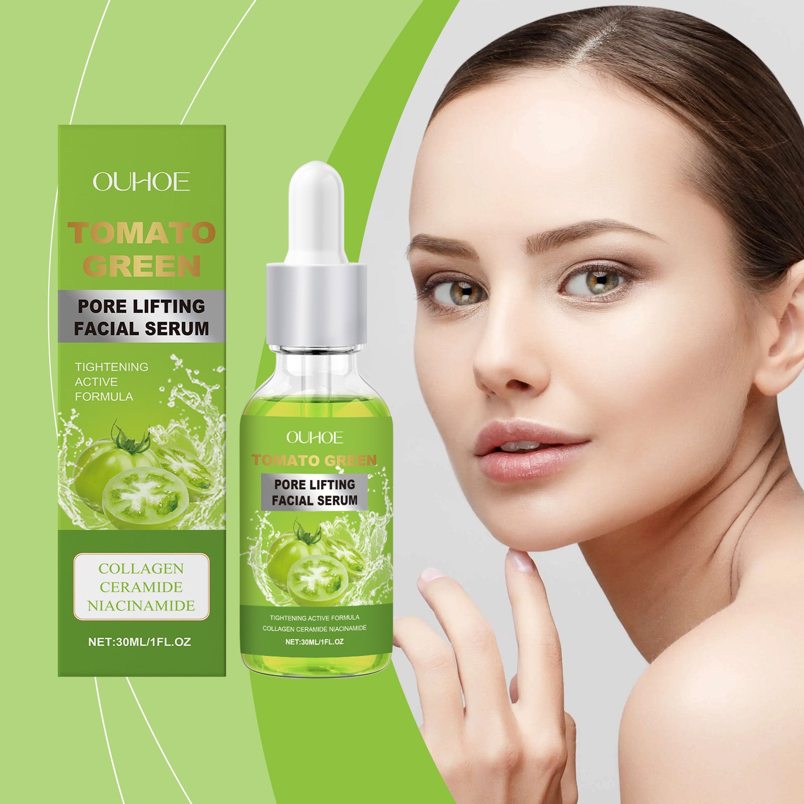 OUHOE Face Firming Essence, Hydrating Hydrating Hydrating Shine Brightening And Moisturizing Face Essence - 5 - CJ