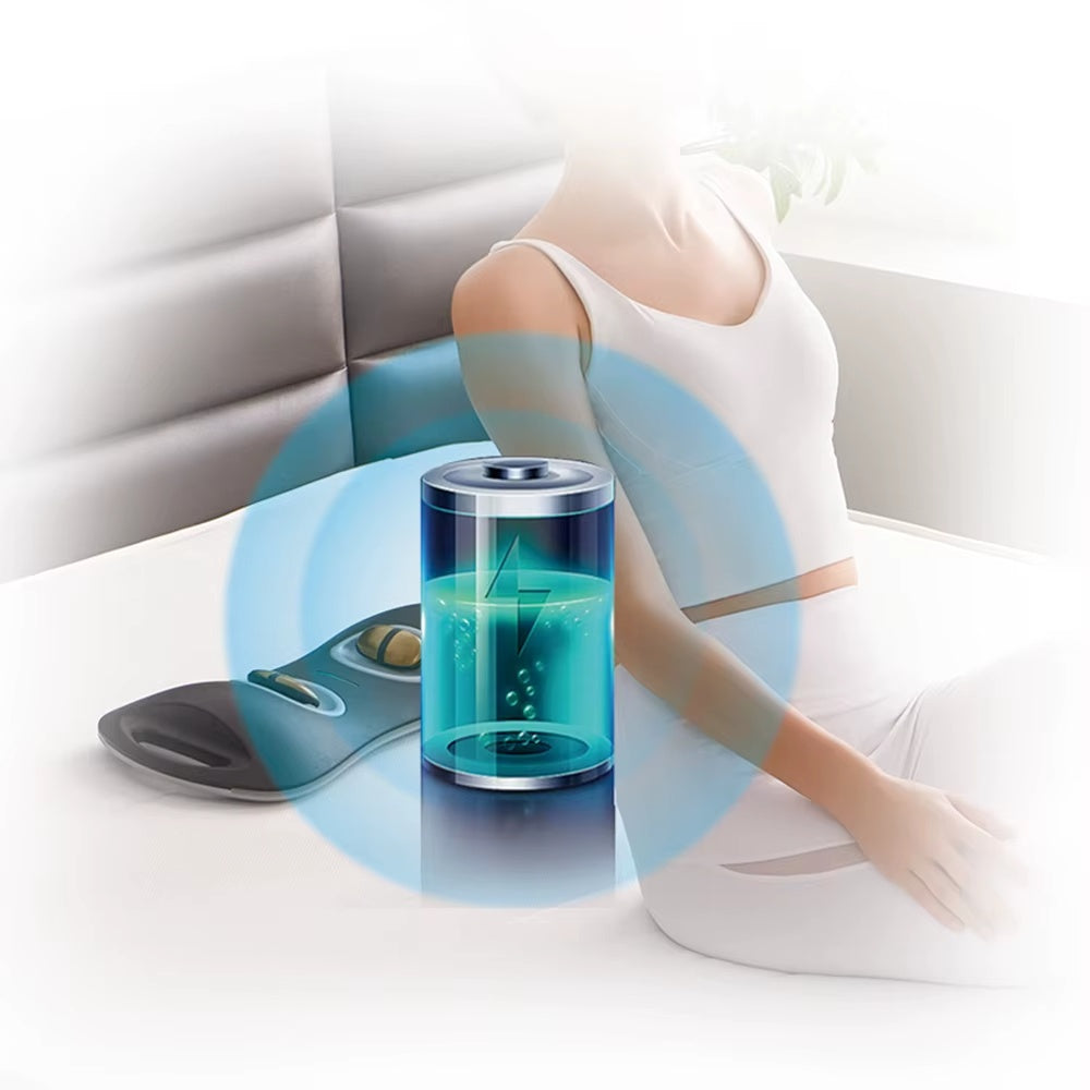 New Kneading Electric Lumbar Heat Traction Back Massager Lumbar Massage Back Stretcher - 5 - CJ