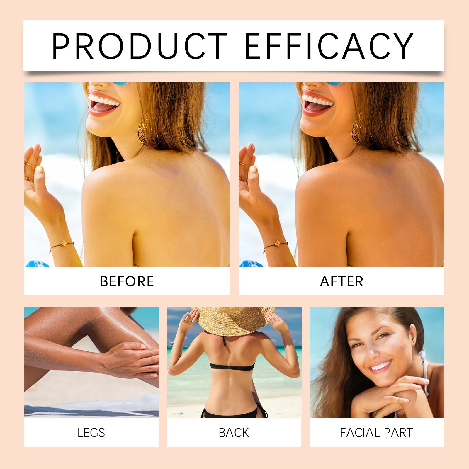 Wiyun Quick Tanning Gel, Tanner Repair Gel Bronzer Tanner Moisturizing And Nourishing Gel - 5 - CJ