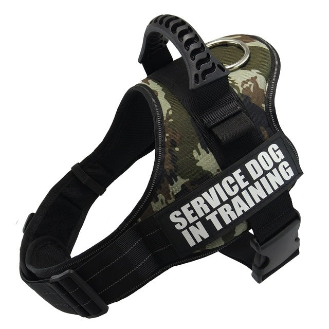 Personalized Custom Reflective Breathable Dog Harness NO PULL Adjustable Pet Harness For Small Large Dog Harness Vest With Patch - 7 - CJ