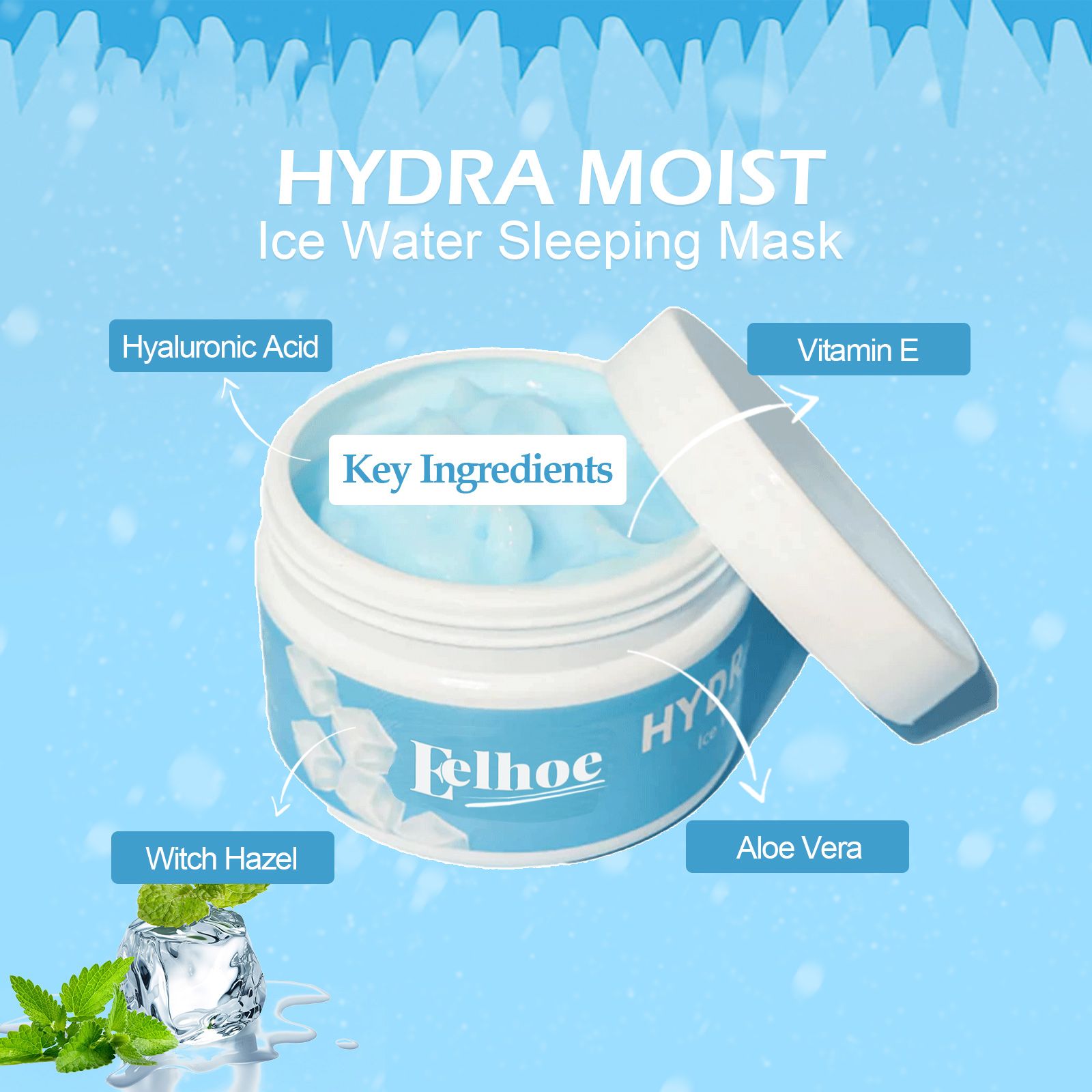 EELHOE Hydrating And Moisturizing Sleep Mask For Nourishing Skin And Repairing Dryness, Dullness, And Dark Spots On The Face - 5 - CJ