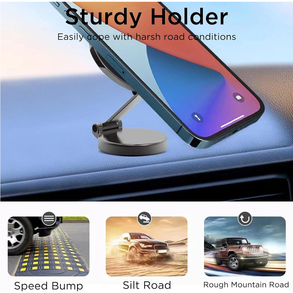 Mobile Phone Holder, Adjustable Magnetic Car Phone Holders - 5 - CJ