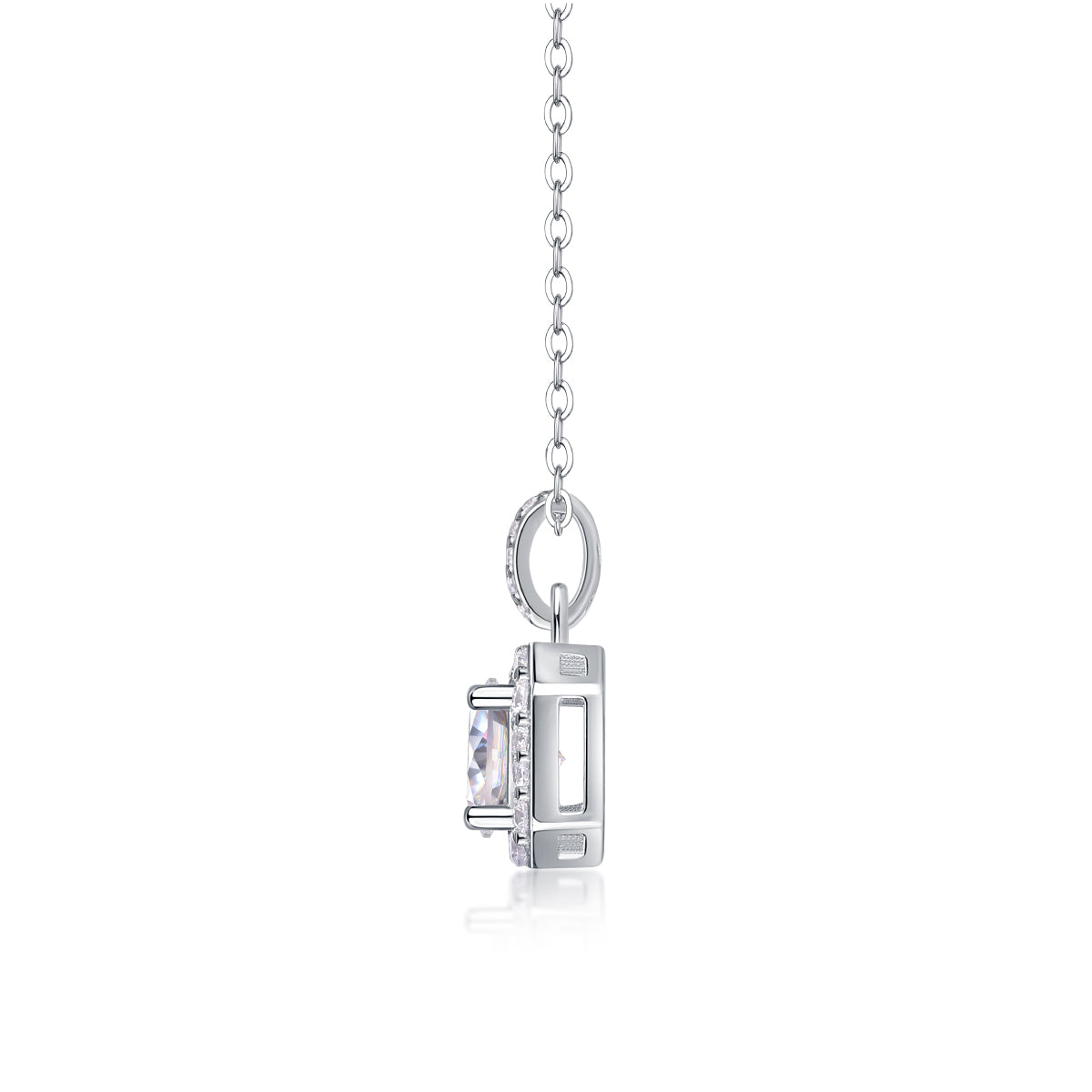 1Dawn Light - A Fashionable And Luxurious Diamond Jewelry Pendant Set With 1 - carat Moissanite S925 Sterling Silver And Platinum Plating Prohibit TikTok sales - 5 - cj