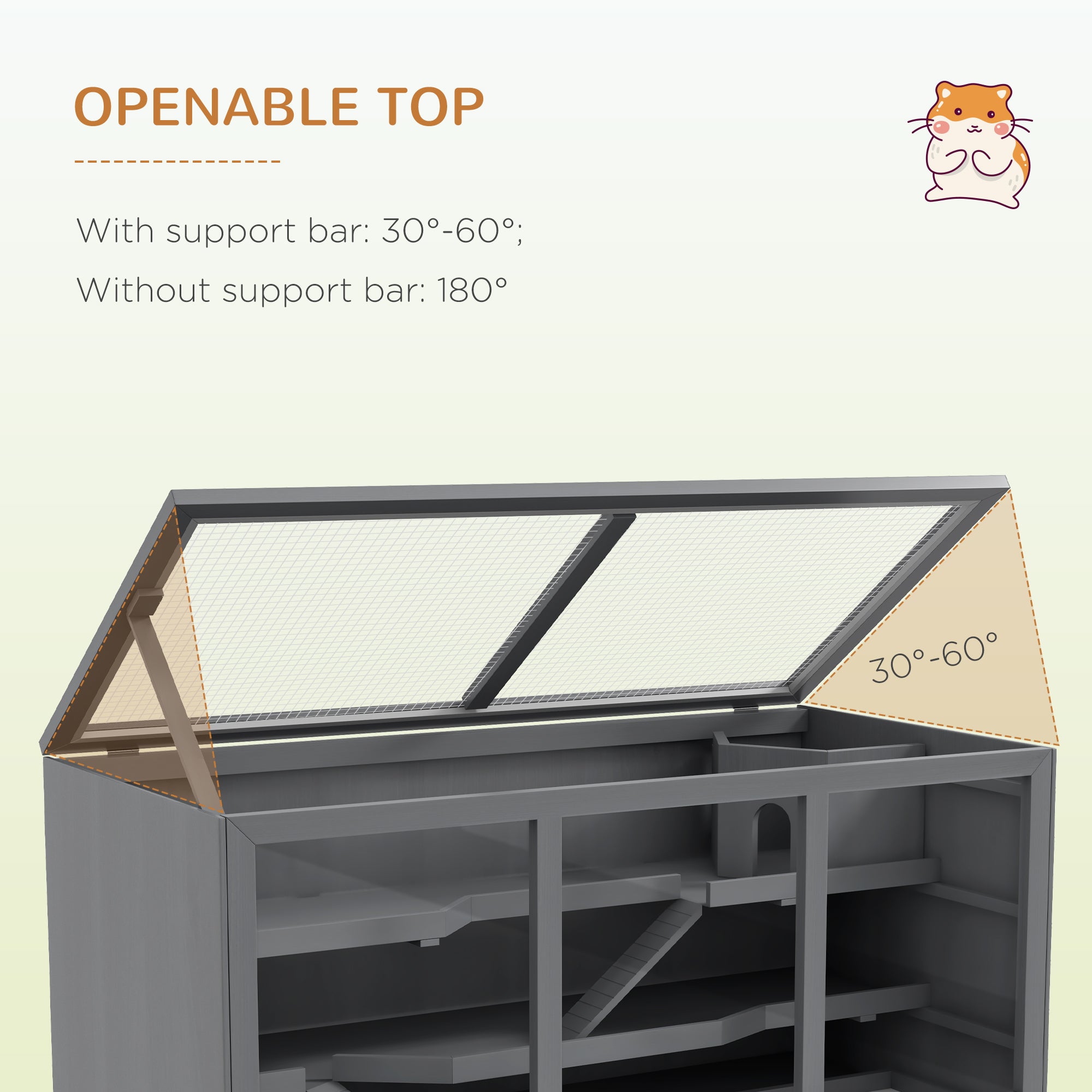 Oversized Wooden Hamster Cages, Gerbil Cages And Other Small Animal Habitats - 5 - CJ