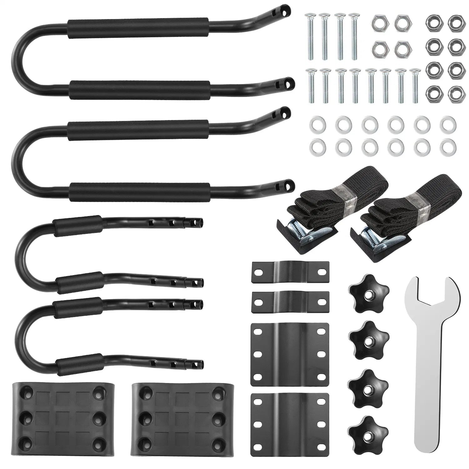 Universal Kayak Roof Rack J Bar, 1 Pairs - Bar Rack HD Kayak Carrier Canoe Boat Surf Ski Roof Top Mount Car SUV Crossbar - 5 - CJ