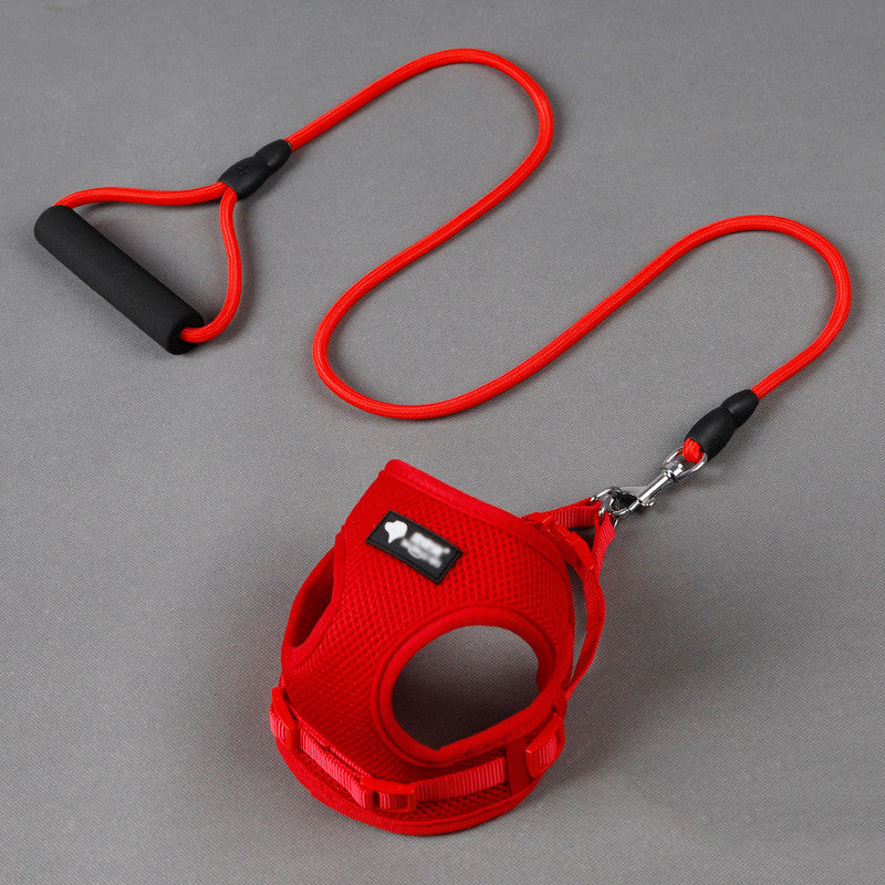 Dog leash dog leash dog collar - 0 - CJ - Red - Large - CJJJCWGY01769 - Red - Large