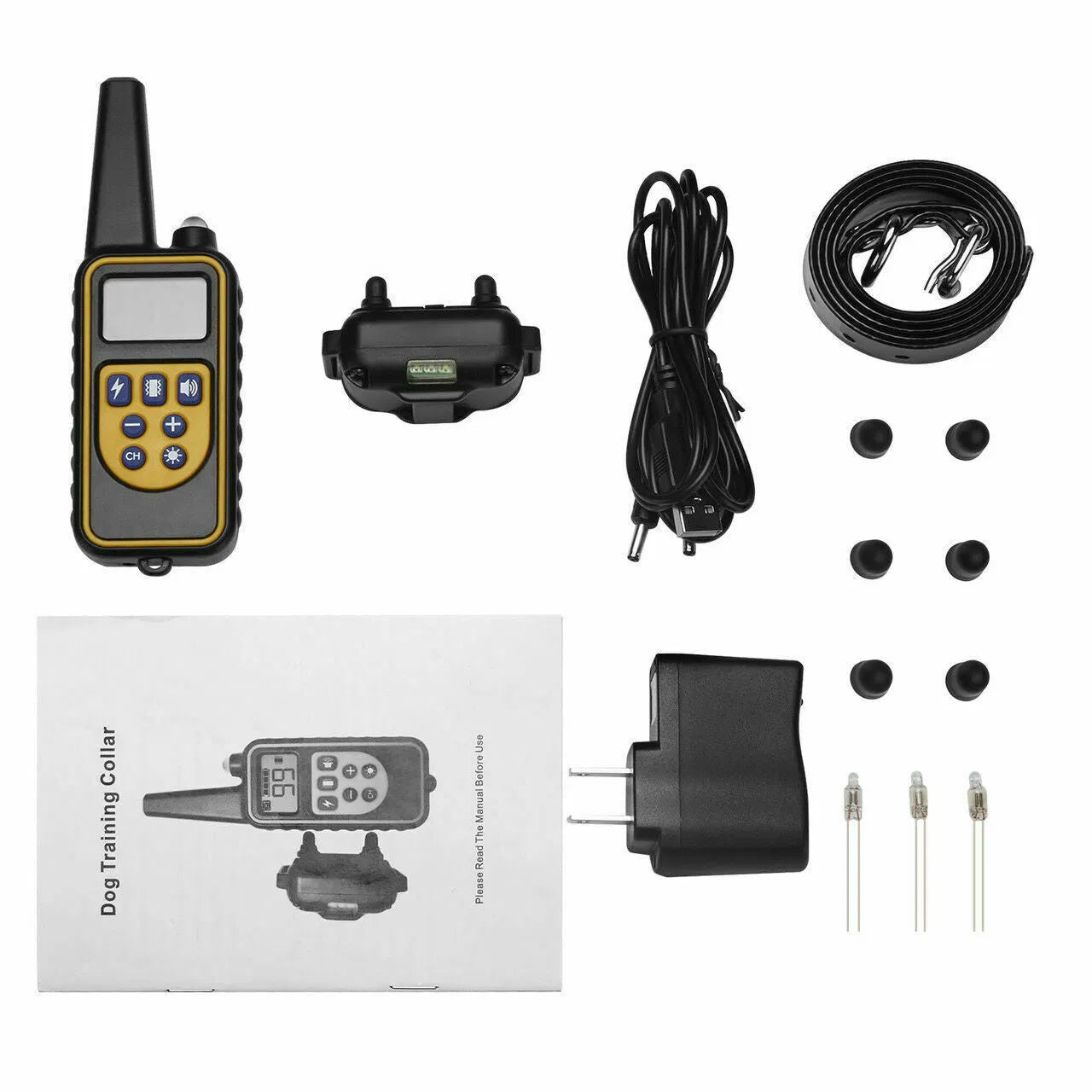 3000 FT Dog Training US Collar Rechargeable Remote Shock PET Waterproof Trainer - 5 - CJ