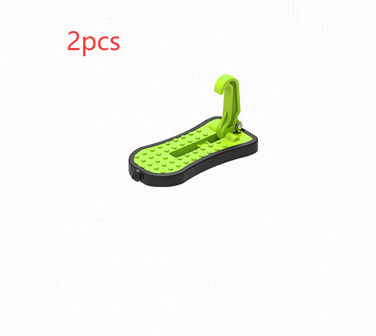 Car Foot Assist Pedal Car Modification Supplies Side Pedal - 0 - CJ - Green 2pcs - CJQT119147707GT