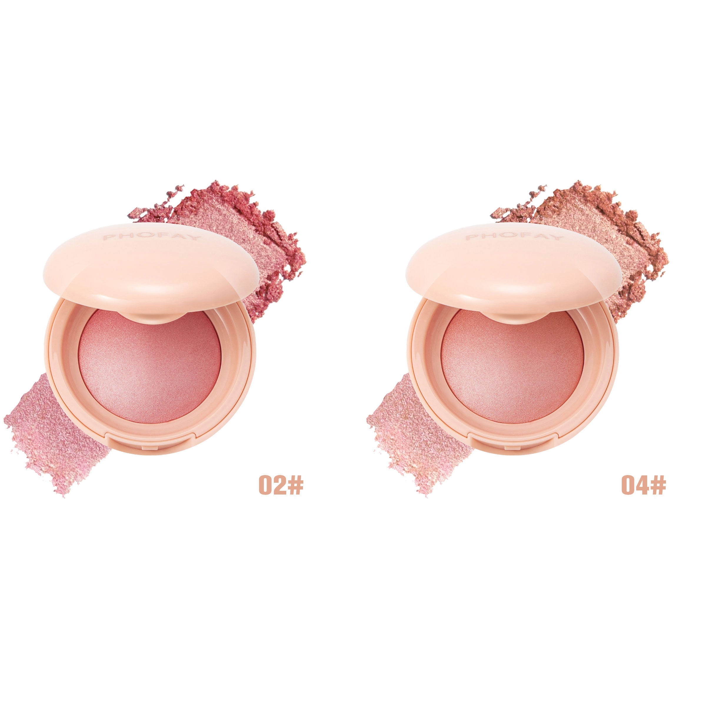 PHOFAY Luminous Powder Blush - 4 - CJ - Set6 - CJCZ203768217QJ