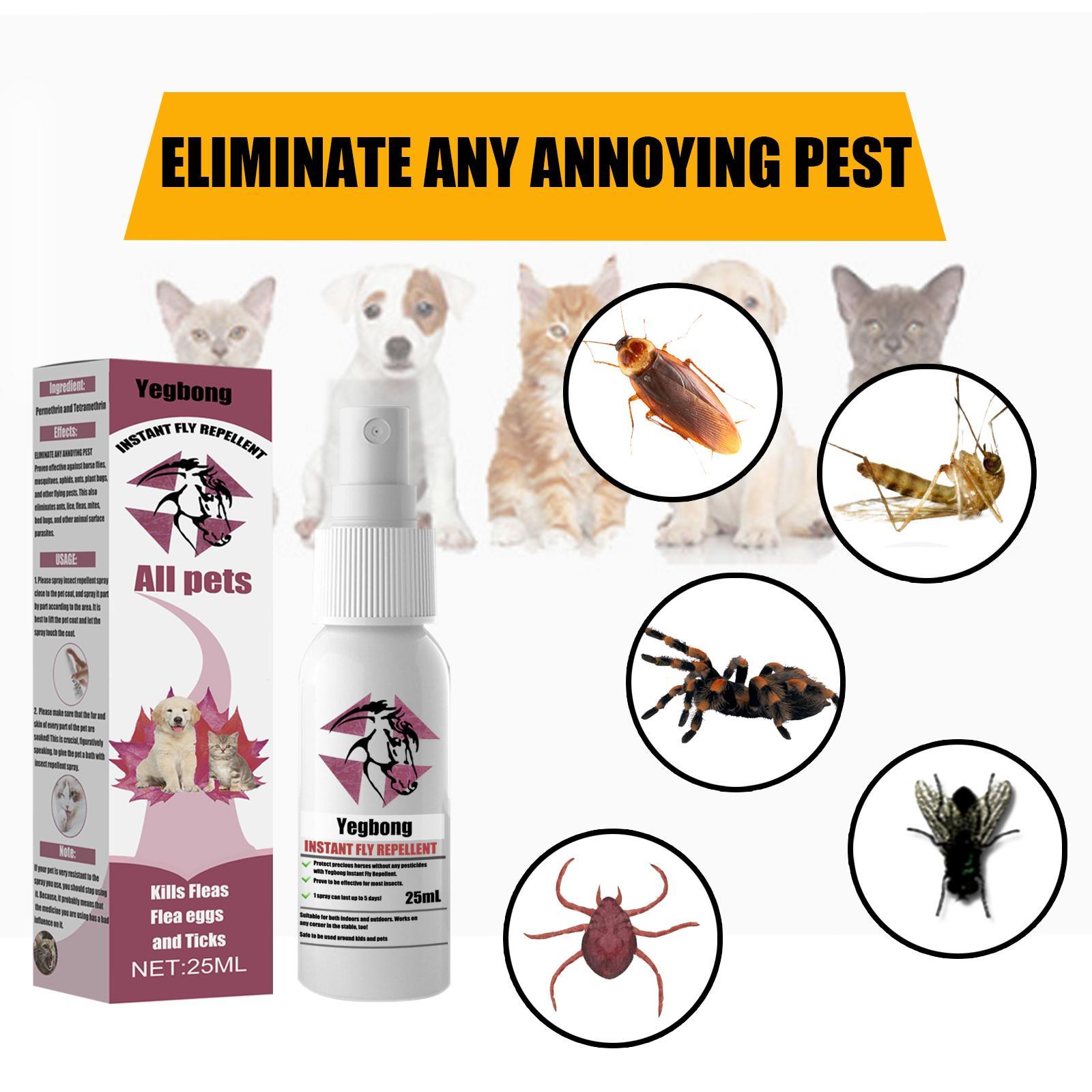 Yegebang Pet Deworming, Flea And Tick Removal, Itching Spray For Cats And Dogs - 5 - CJ
