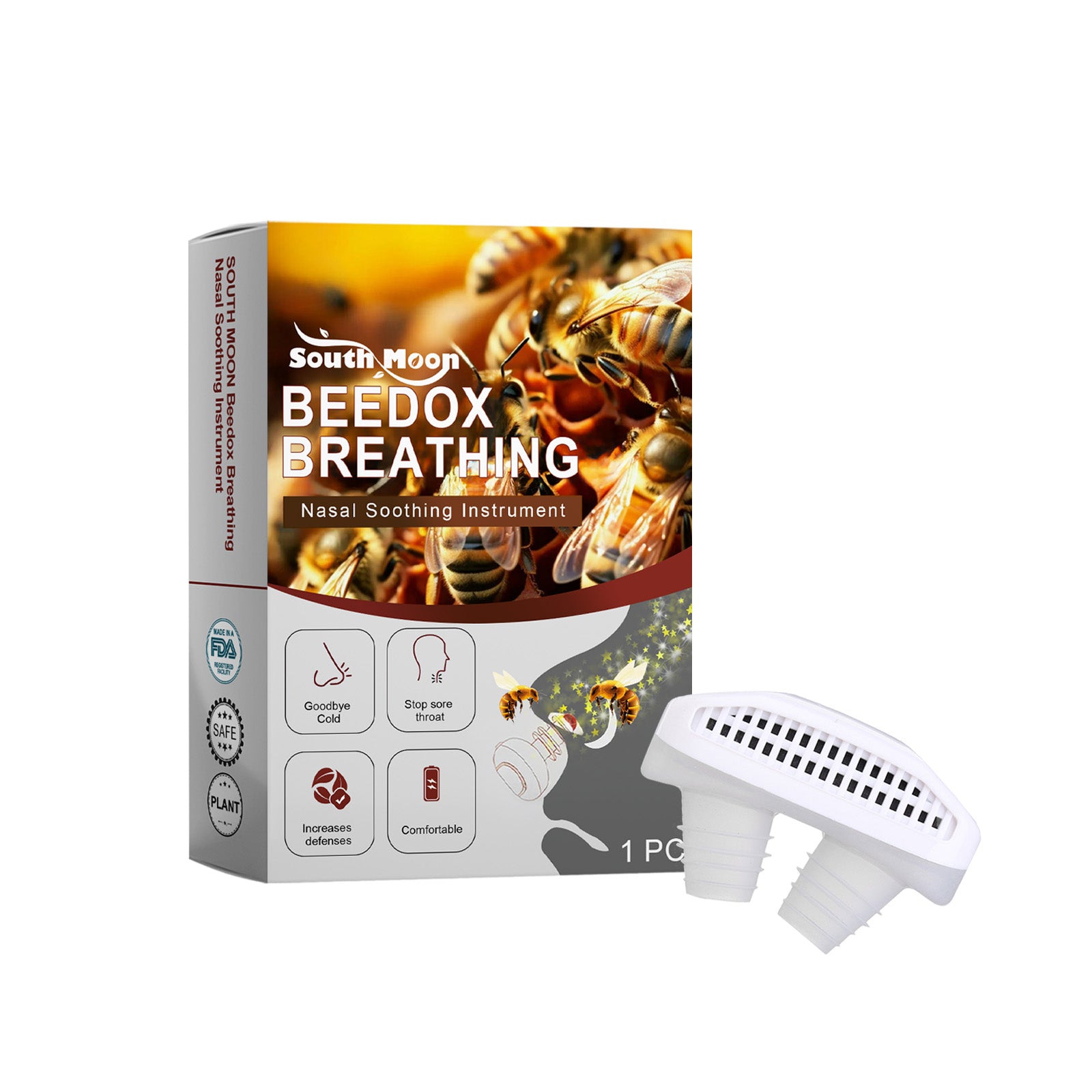 South Moon Nasal Care Instrument Nasal Respiratory Repair Cleaning Nasal Relief Nasal Discomfort Care Instrument - 5 - CJ