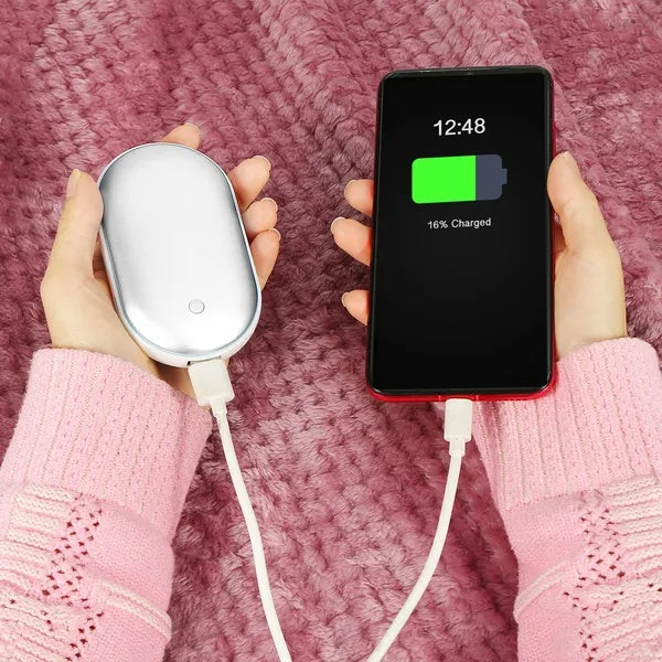 Portable Hand Warmer 5000mAh Power Bank Rechargeable - 5 - CJ