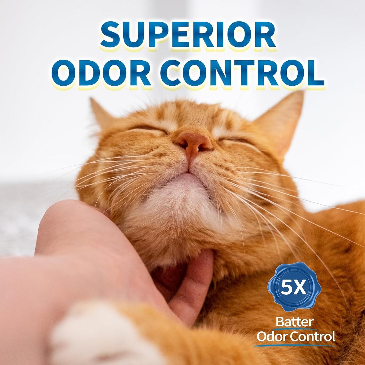 Crystal Cat Litter For Pets, No Caking, Odor Control, Light Weight, Low Dust, Easy To Use - 5 - CJ