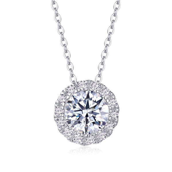 1Legend Of The Starry Night - A Fashionable And Luxurious Diamond Jewelry Pendant Set With 2 - carat Moissanite S925 Sterling Silver And Platinum Plating Prohibit TikTok sales - 5 - CJ