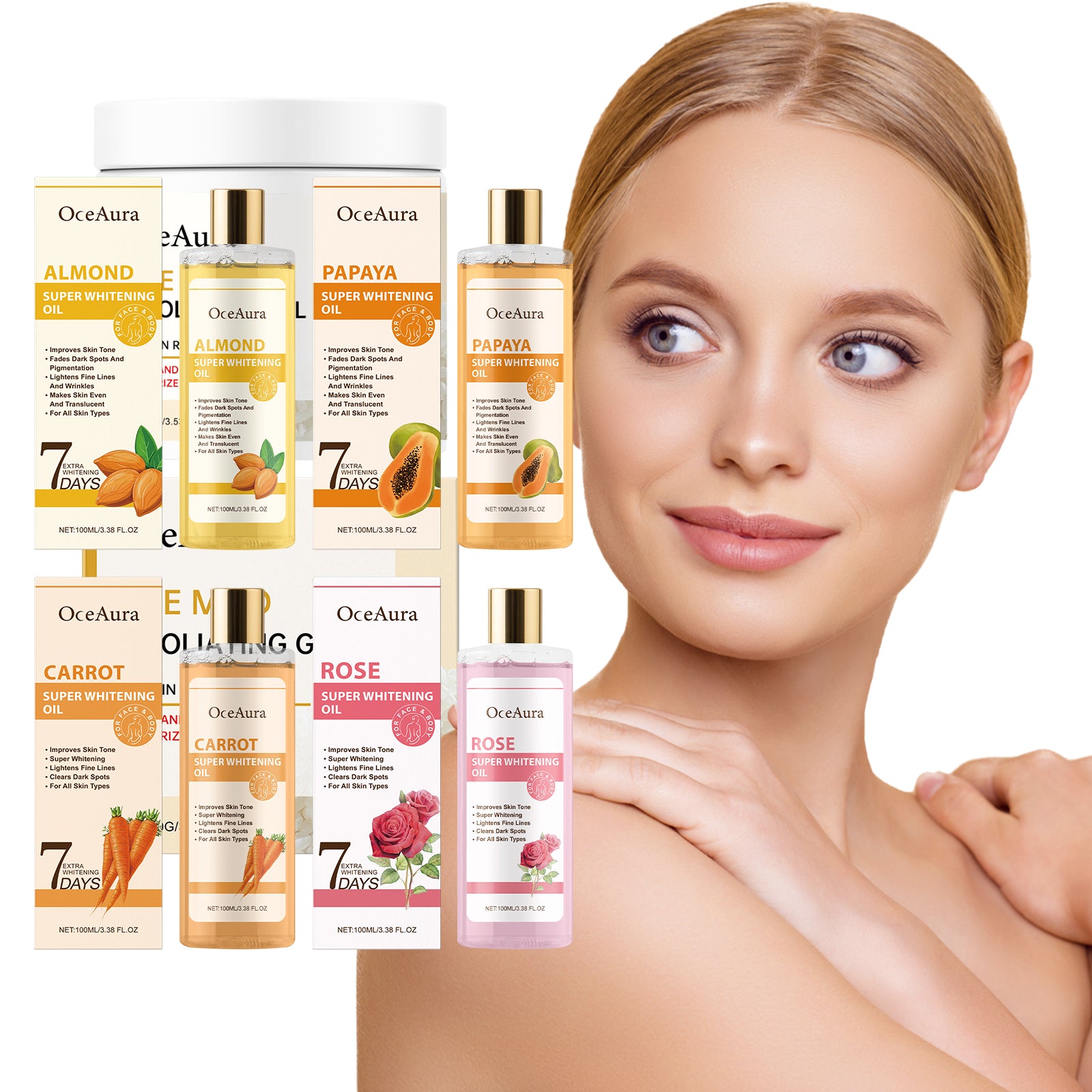 OceAura 7 Day Care Essential Oil Gently Moisturizes The Body And Moisturizes The Skin Daily Massage Care Essential Oil - 5 - CJ