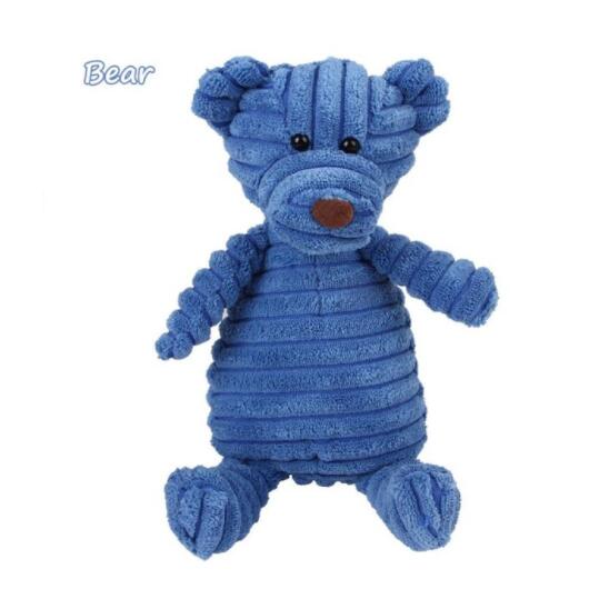 Vocal Animal Plush for Pet Dog Molar Teeth Cleaning Training - 0 - CJ