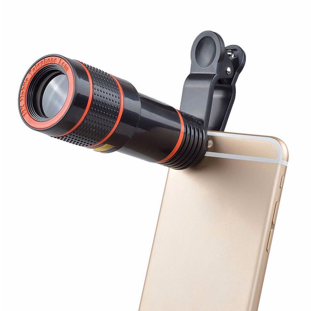 HD 8X Clip On Optical Zoom Telescope Camera Lens For Universal Mobile Cell Phone - 5 - CJ