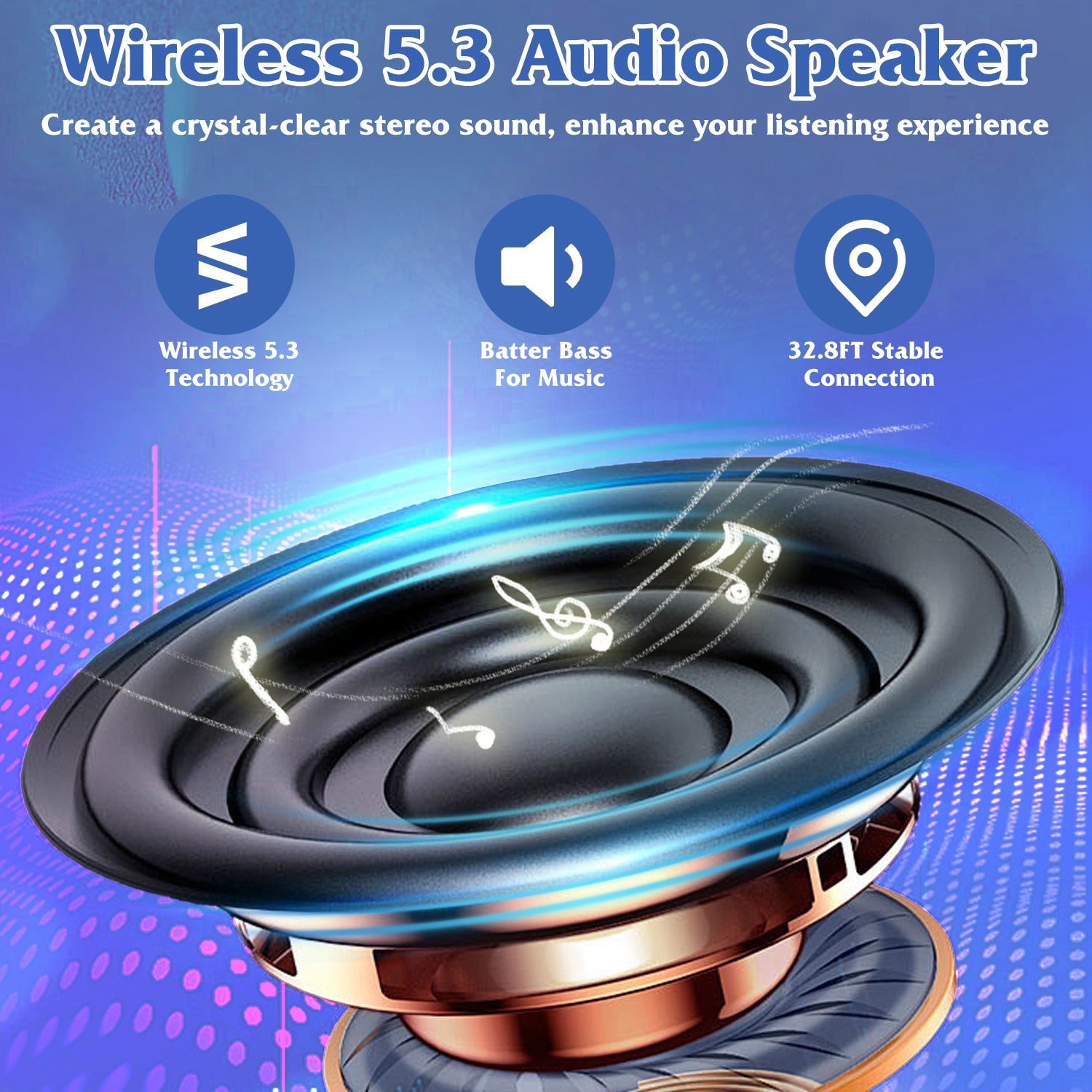 1Pc 4 In 1 Foldable Wireless Speaker Phone Stand With Power Bank 360Degree Rotatable Stand Wireless Speaker 5000mAh Battery RGB Light For Phones IPads - 5 - CJ