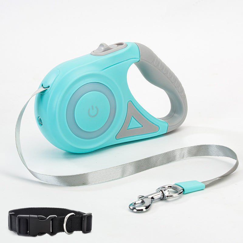 Dog Leash Retractable Leash And Dog Collar Spotlight Automatic Pet Dog Cat Traction Rope For Small Medium Dogs Pet Product - 0 - CJ