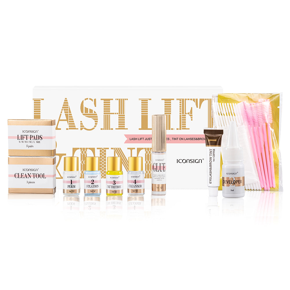ICONSIGN Lash Lift EyeLash Eyebrow Dye Tint Kit Lashes Perm Set Brow Lamination Makeup Tools - 5.0 - CJ