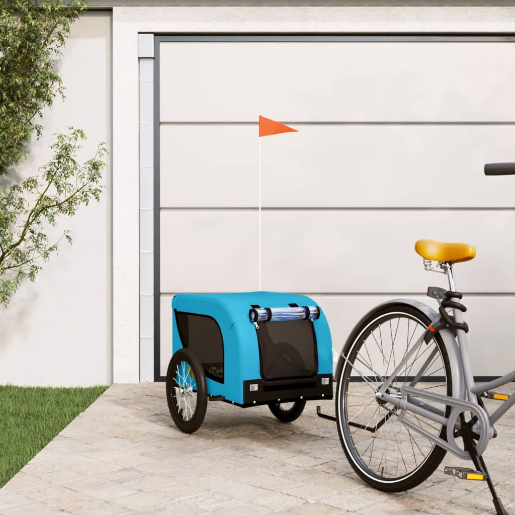 bicycle trailer for dogs, Oxford fabric and iron, bicycle trailer - 5 - CJ
