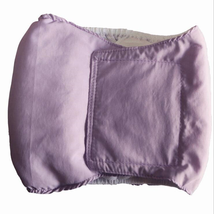 Pet Physiological Pants Dog Waterproof Menstrual Pants Velcro - 0 - CJ - Purple - XL - CJGY127982625YB