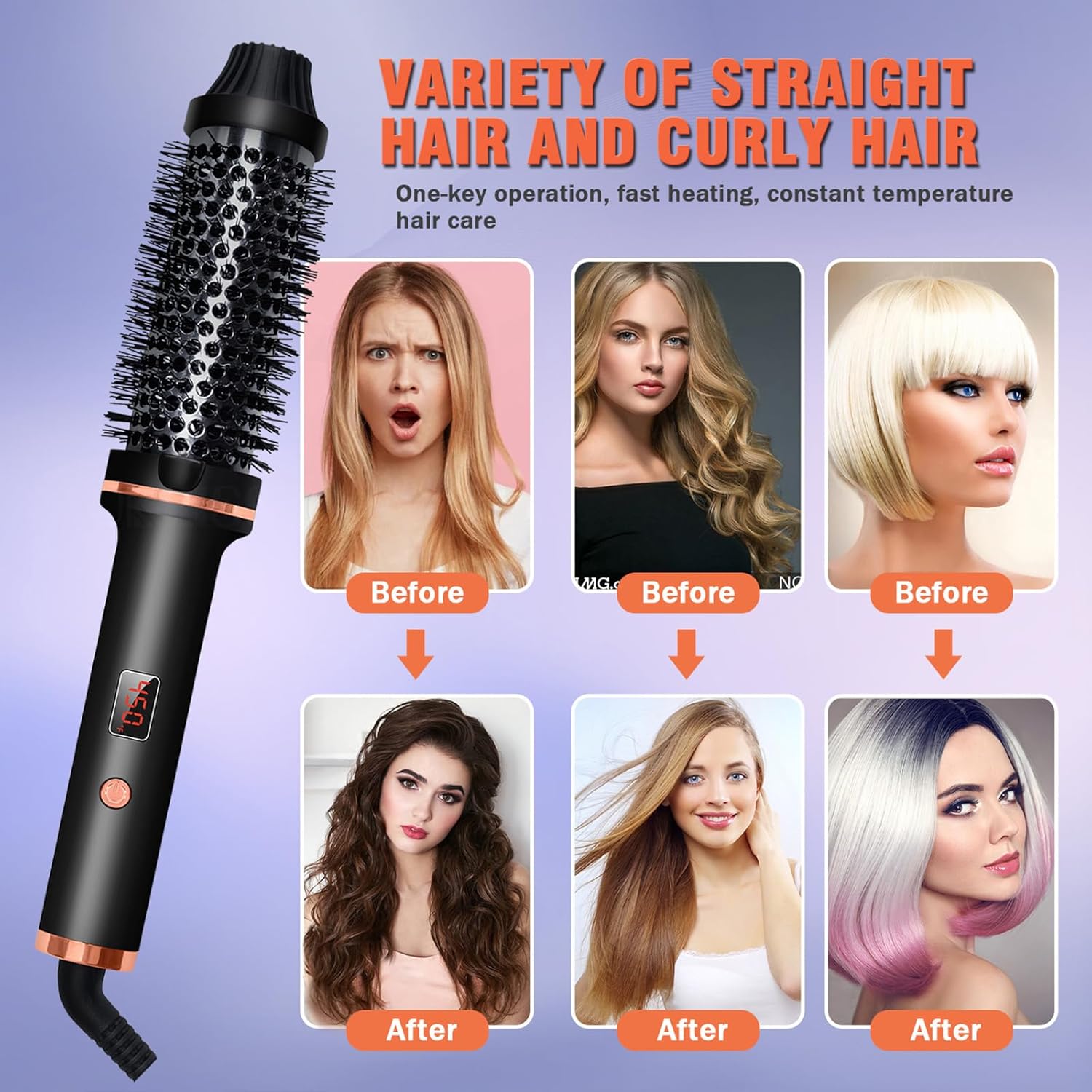 Hot - Air Brushes Thermal Brush 1.5 Inch Curling Iron Volumizing Brush - 5 - CJ