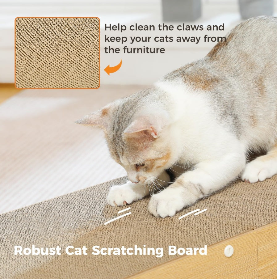 MUlti - Hole Fun Cat Tunnel With Scratching Board And Game Pom Pom Cat Tunnel House, Interactive Cat Scratching House, Self - improvement Drilling Hole Teaser, Must - have For Multi - Cat Families - 5 - CJ