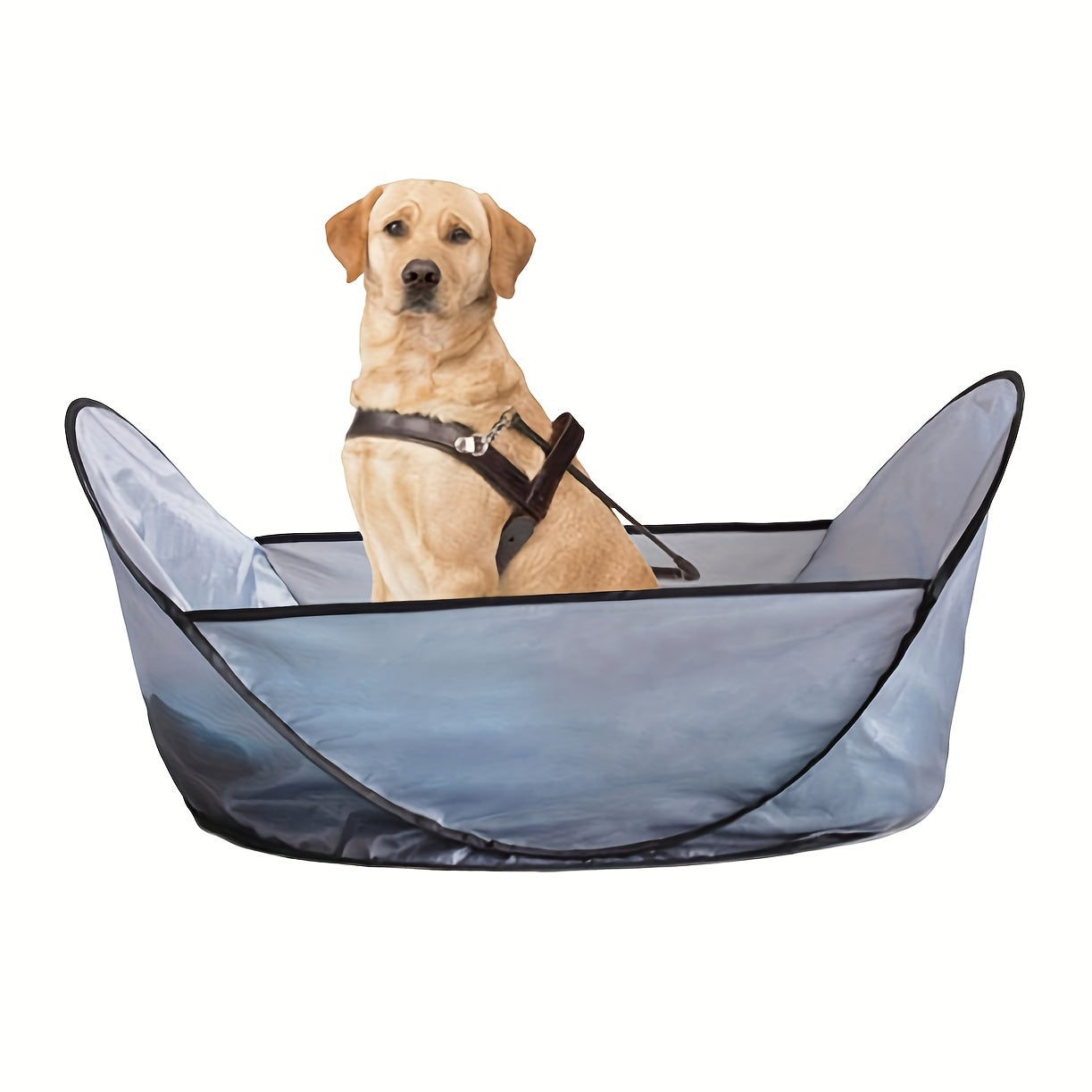 Easy Dog And Cat Hair Catcher Tent - Waterproof Adjustable Neat Barbering Cape For Easy Trimming And Shaving Pet Grooming - 5 - CJ
