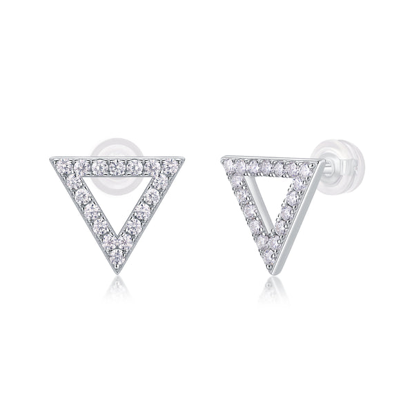 1Unique Diamond Set With Moissanite Silver Earrings Luxury Fashion Diamond Earrings Stud Earrings Prohibit TikTok sales - 5 - cjdropshipping