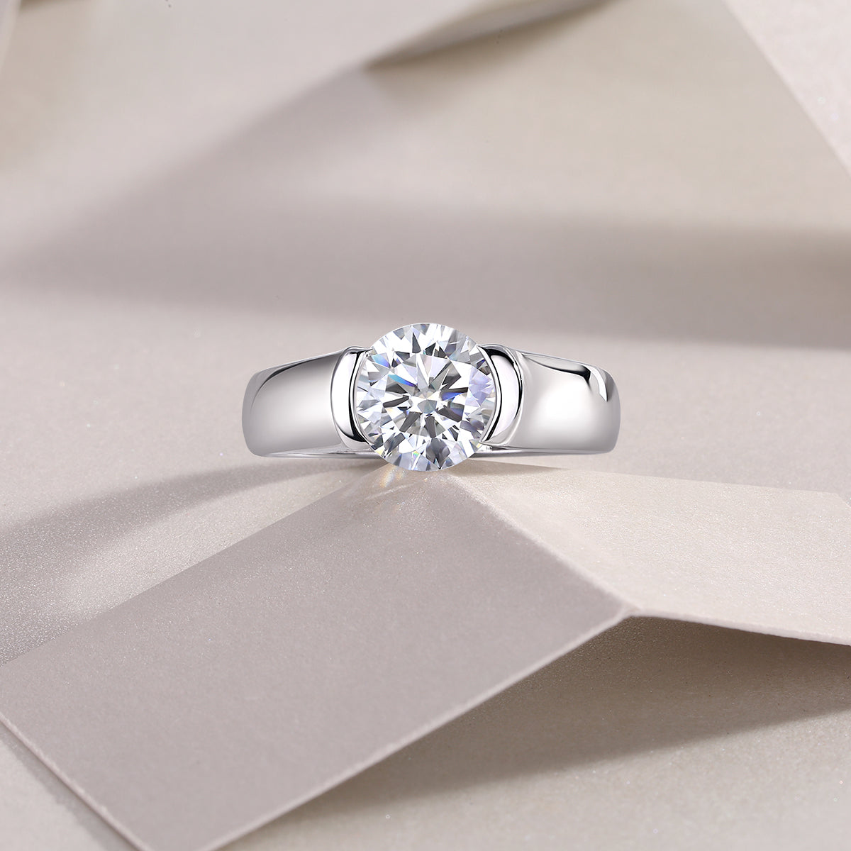 1The Love Of Your Life Diamond Ring, Wedding Ring, Luxury Fashion Set With Moissanite Silver Ring Prohibit Tk Sales - 5 - CJ