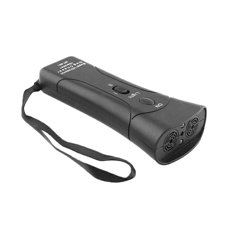 3 - in - 1 Anti Barking Dog Training Device Ultrasonic Dog Training Repeller LED Flashlight - 0 - CJ - Black A - CJJJCWGX00011 - Black A