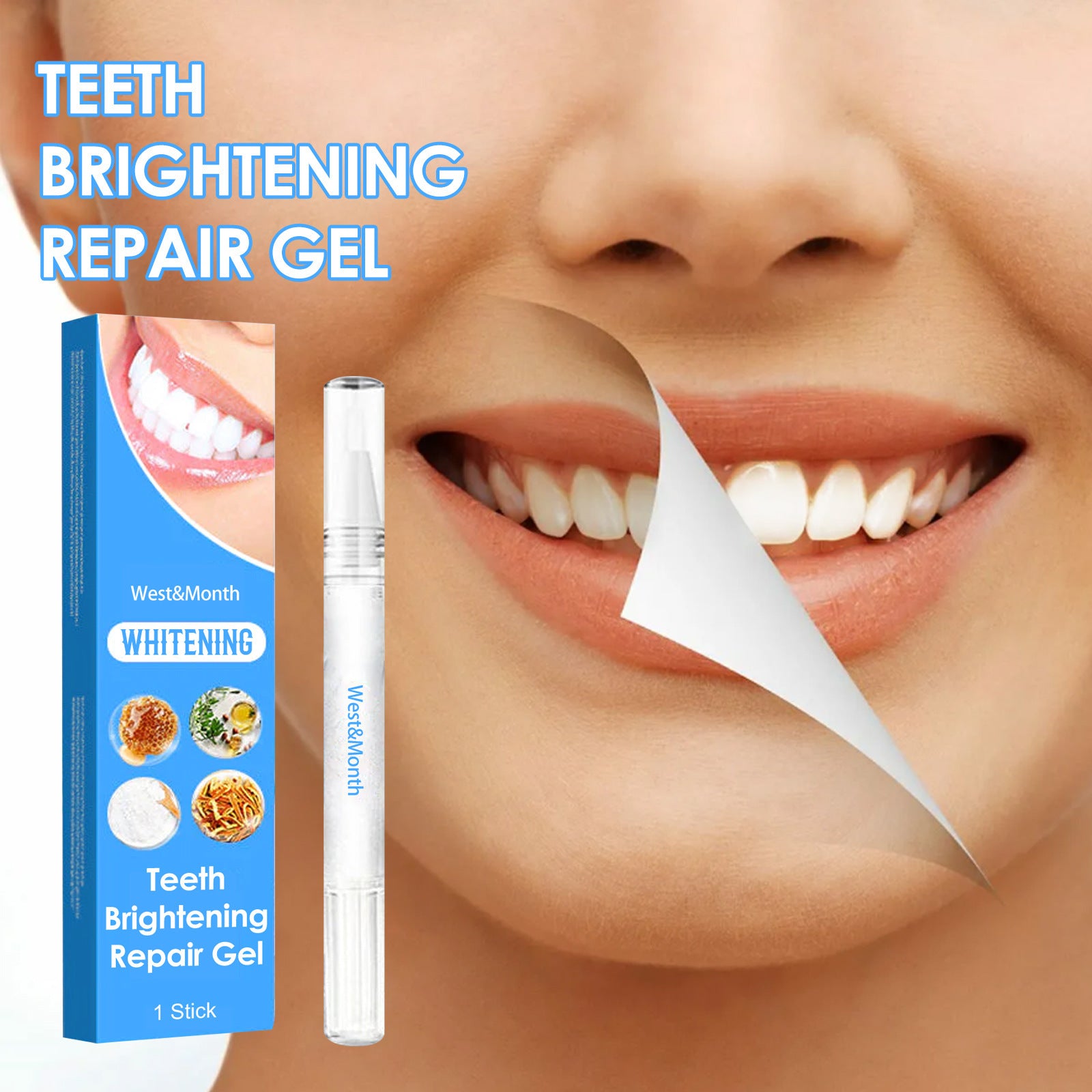 West&Month Tooth Brightening & Repair Pen Oral Care Teeth Cleaning & Brightening Pen - 5 - CJ
