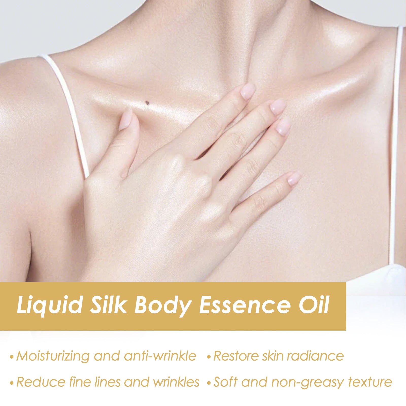 OceAura Liquid Silk Body Essence Oil, Firming Skin Filling Water Tender Skin Moist Fresh And Not Greasy Skin Oil - 5 - CJ