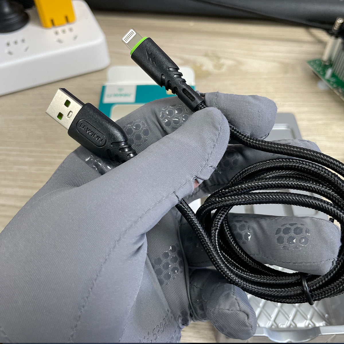 L201 Lightning Cable 2.1A 1M Black USB 3.0 UWINN - 5 - CJ