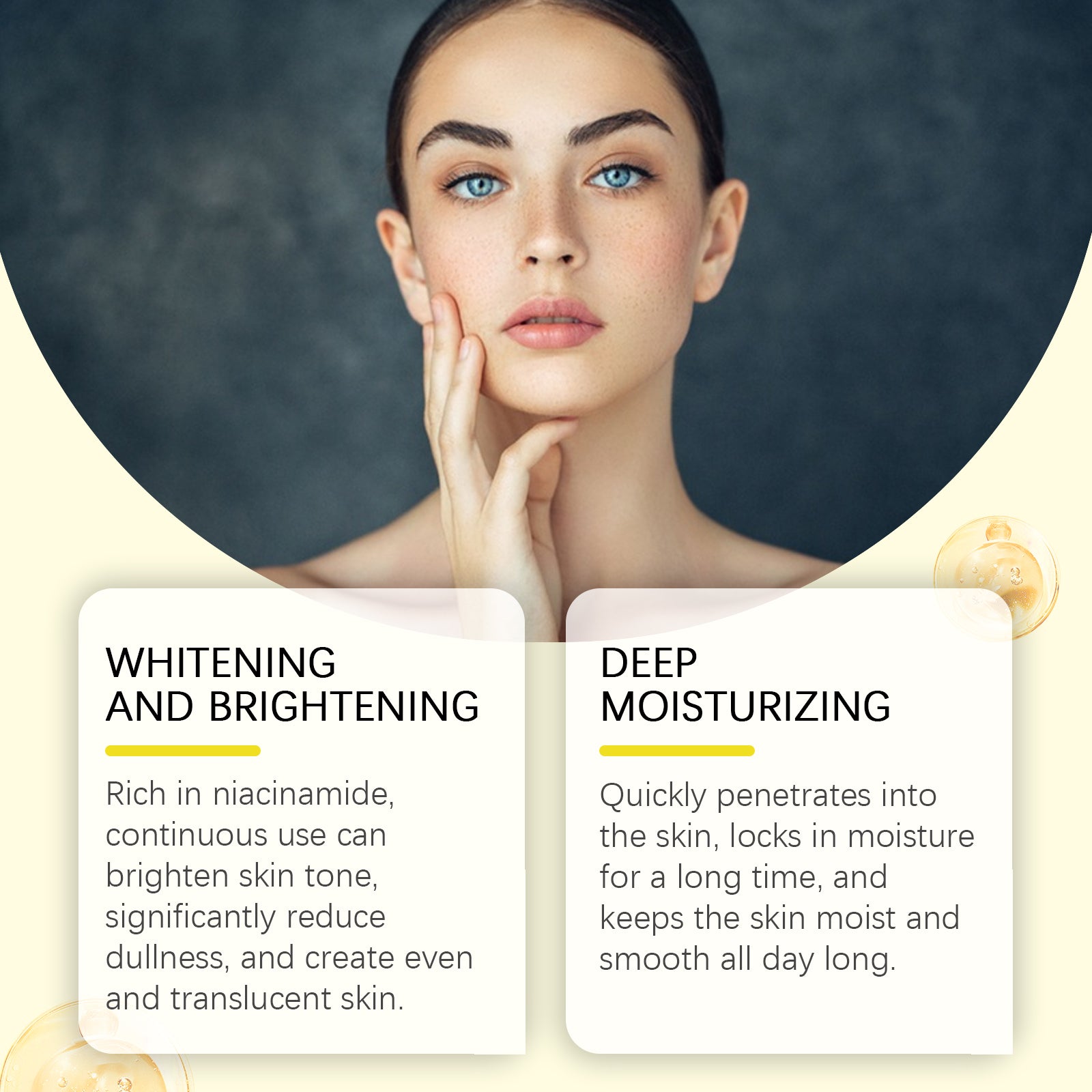 OUHOE Face Serum Moisturizes Facial Skin With Moisture Lock Hydrating Vitamin B3 Serum - 5 - CJ