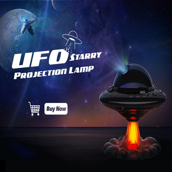 Flying Saucer Starry Sky Projection Light, Indoor Ambient Lighting Decoration - 5 - CJ
