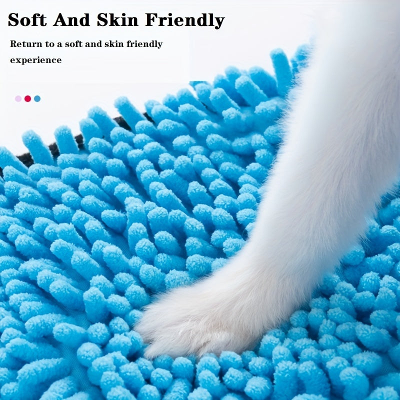 Absorbent Dog Towel, Microfiber Quick Drying Towel Machine Washable With Hand Pockets Pet Towel For Medium Large Dog Super Absorbent Pet Towel Quickly Dry Your Dog Or Cat After Bath Time - 5 - CJ