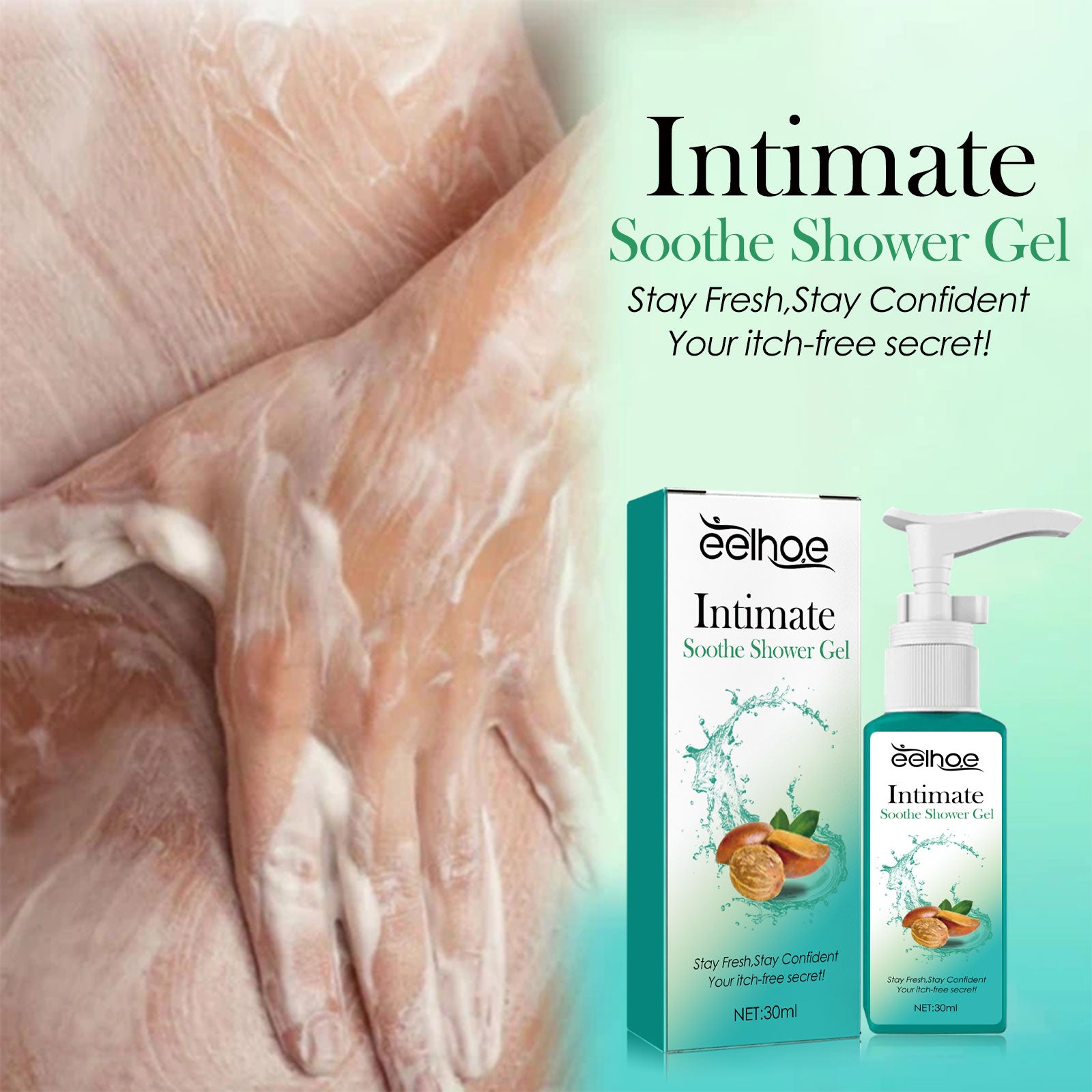 EELHOE Body Wash, Deep Cleanse Body Exfoliation Relieves Dry, Red, Itchy And Moisturizing Skin Shower Gel - 5 - CJ