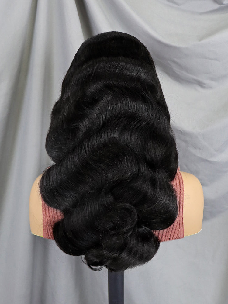 6x4 Density Virgin Human Hair Wigs For Black Women Vietnamese Raw Hair Transparent Lace Front Pre - Plucked Bleached Knots - 5 - CJ