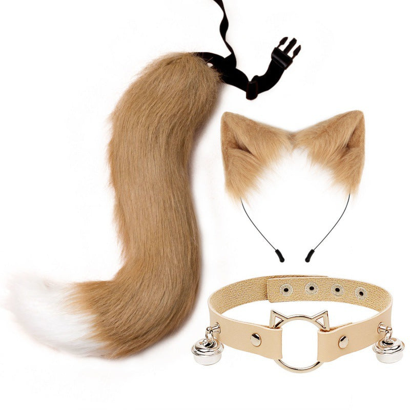 Ear Cat Tail Set Hair Hoop - 0 - CJ