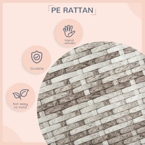 The Rattan Dog House Outdoors With A Canopy, The Rattan Dog Bed With A Waterproof Mat Is Suitable For Small And Medium Sized Dogs - 5 - CJ