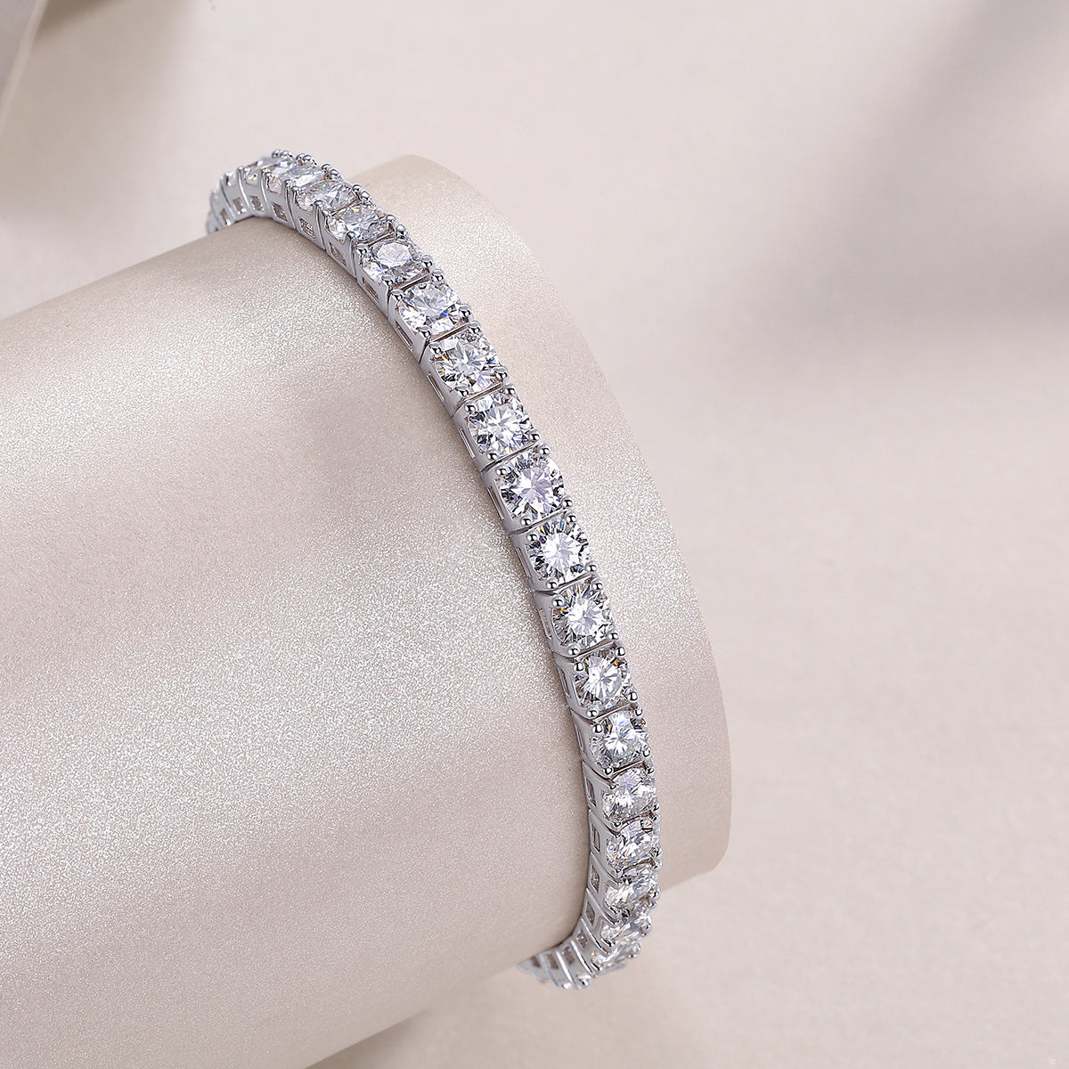 1Gravitation Luxury Fashion Mossan Diamond S925 Silver Bracelet Prohibit TikTok sales - 5 - CJ