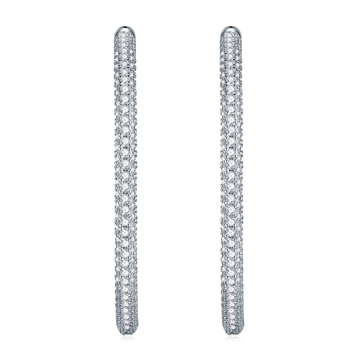 1Light Coco Luxury Fashion Diamond Earrings Stud Set With Mosan Diamond Silver Ornaments Prohibit TikTok sales - 5 - CJ