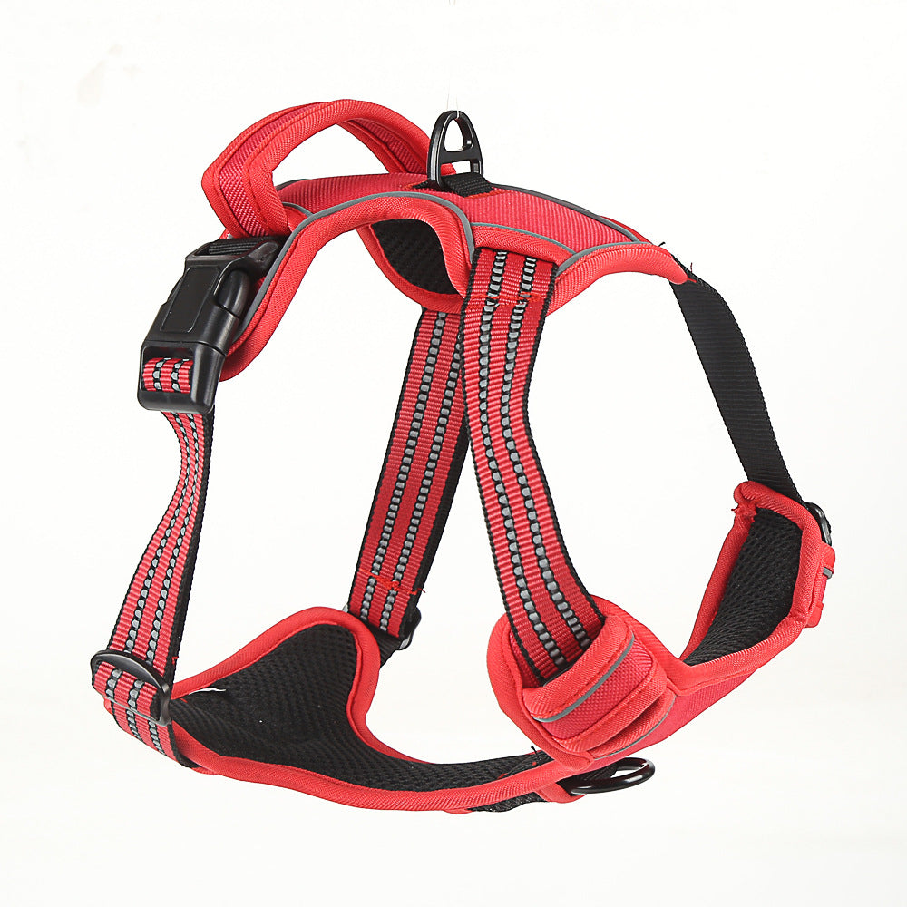 Dog Harness No Pull Breathable Reflective Pet Harness Vest - 0 - CJ